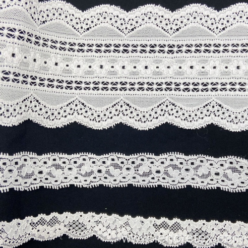 Nylon Knit 3cm Trim Ribbons Lace Border Fabric